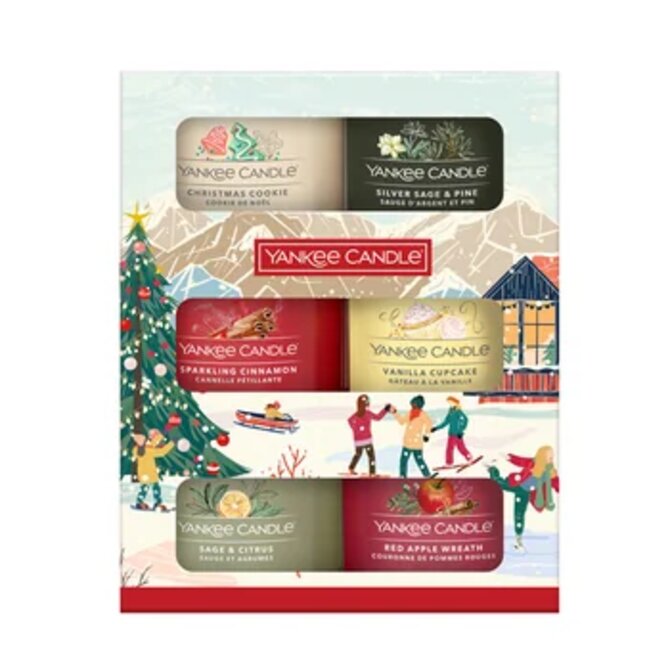 Yankee Candle Vánoční Set 2025 6× 37 g