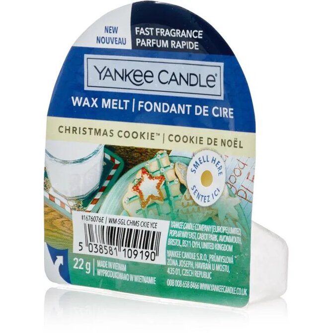 Yankee Candle vonný vosk Christmas Cookie 22 g