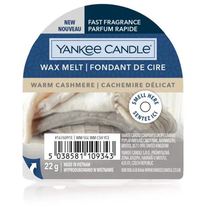 Yankee Candle vonný vosk Warm Cashmere 22 g