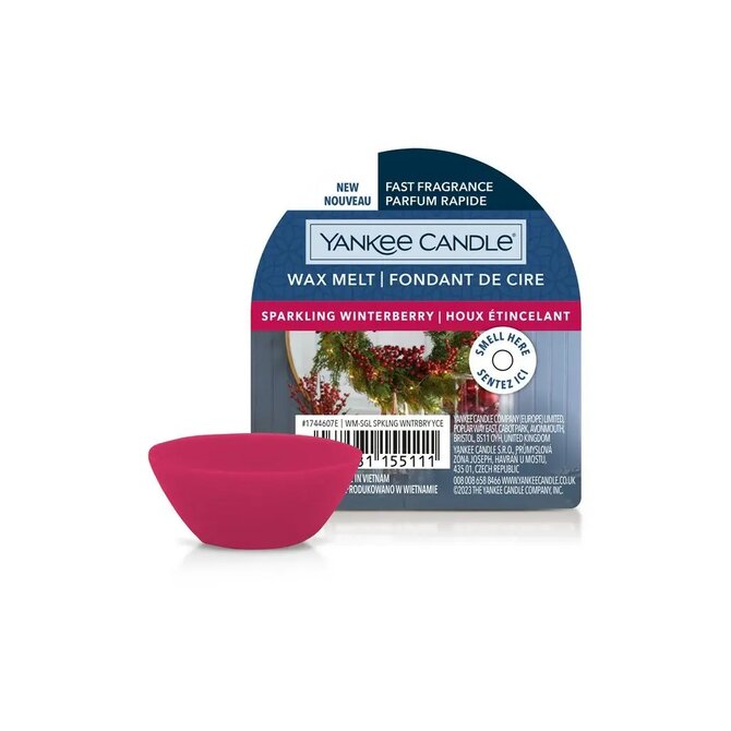 Yankee Candle vonný vosk Sparkling Winterberry 22g