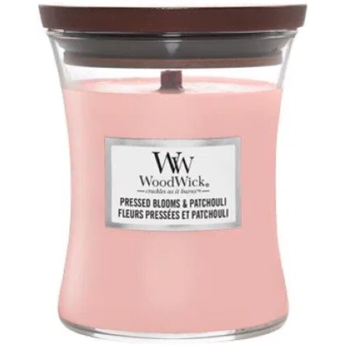 WoodWick Pressed Blooms & Patchouli 275 g