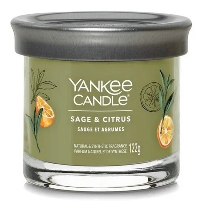 Yankee Candle vonná svíčka Signature Sage & Citrus 122g