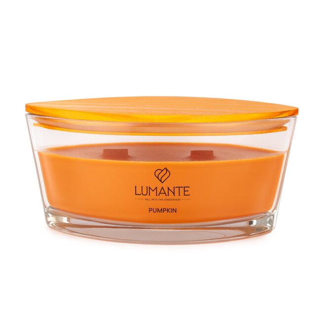 LUMANTE Loď s dřevěným knotem Pumpkin 423 g Hnědá
