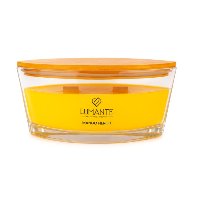 LUMANTE Loď s dřevěným knotem Mango Neroli 423 g Oranžová