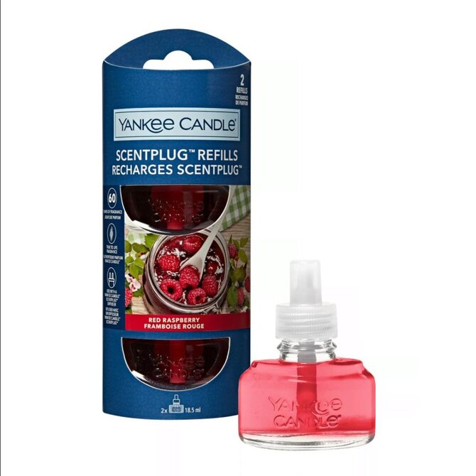 Yankee Candle Twin Pack Red Raspberry náplň do elektrického difuzéru 2x18.5ml