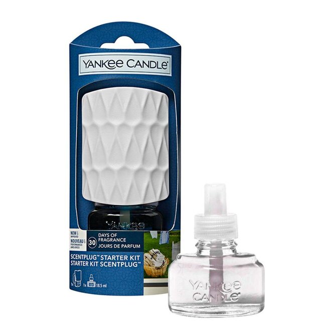 Yankee Candle elektrický difuzér 18,5 ml Clean Cotton Bílá