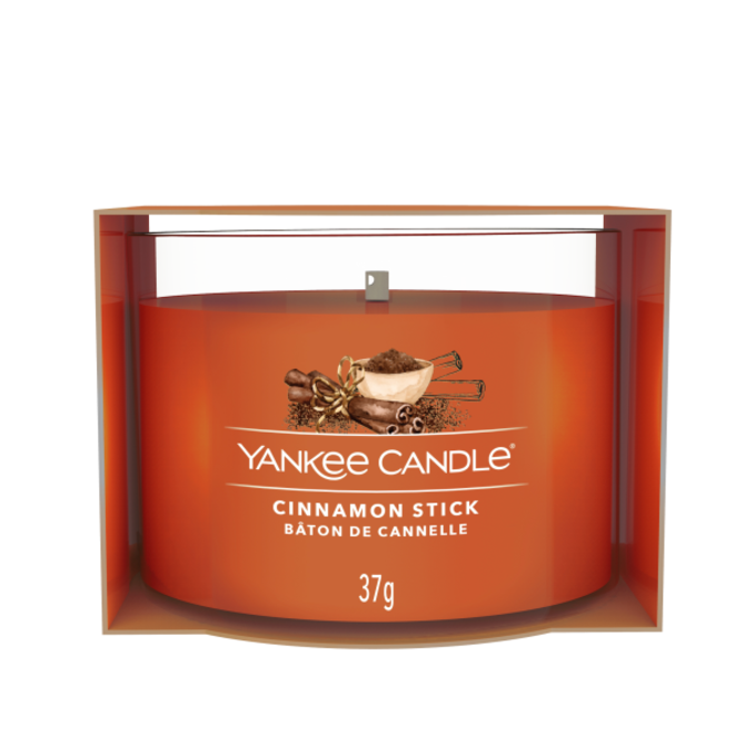 Yankee Candle mini svíčka Cinnamon Stick 37g Červená