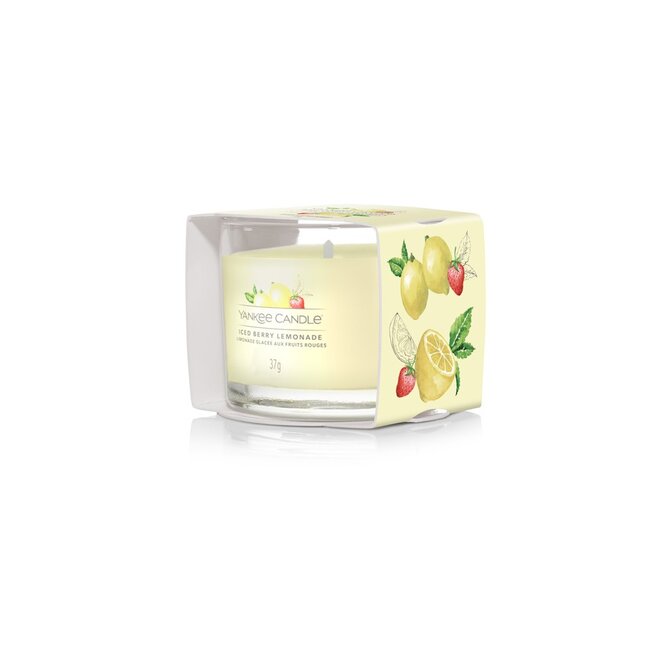 Yankee Candle votivní svíčka ve skle Iced Berry Lemonade 37g