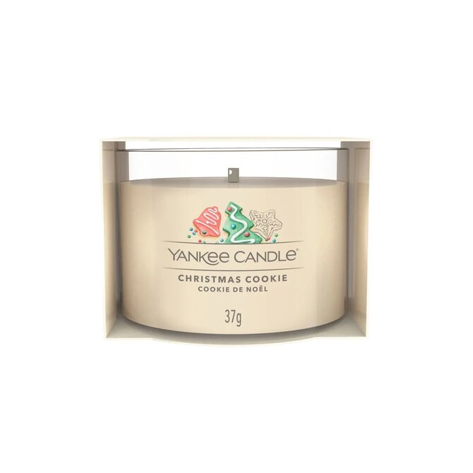 Yankee Candle votivní svíčka ve skle Christmas Cookie 37g