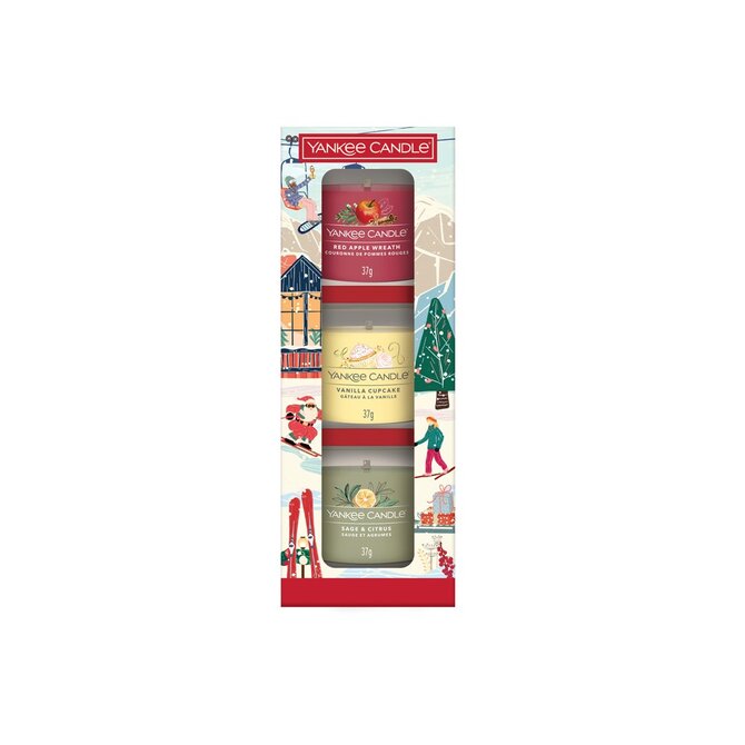 Yankee Candle Vánoční Set 2025 II, 3× 37 g