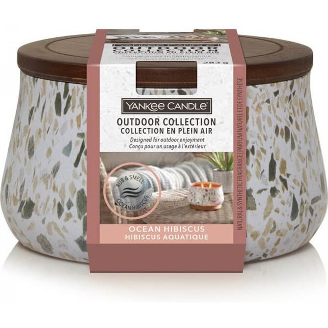 Yankee Candle Outdoor Collection Ocean Hibiscus 283 g Bílá