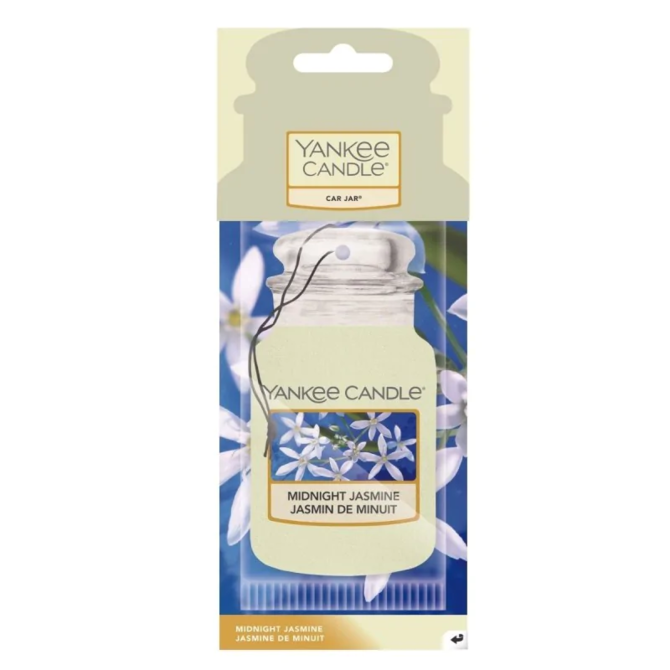 Yankee Candle visačka do auta Midnight Jasmine Krémová