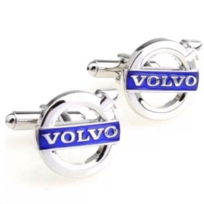 Manžetové knoflíčky Volvo Modrá, Ocel