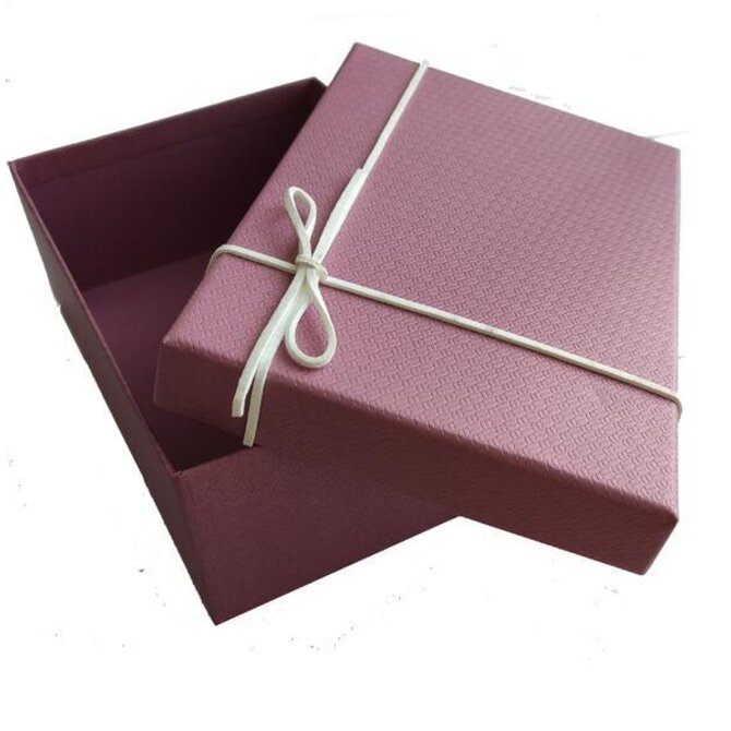 Dárkový box na set kravaty DeLux Fialová, papír tvrzený