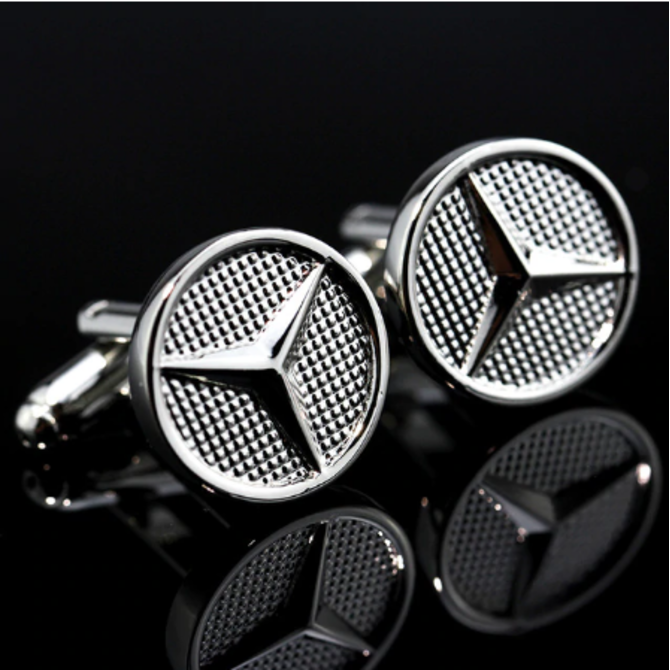 Mercedes Benz manžetové knoflíčky Ocelová, Ocel