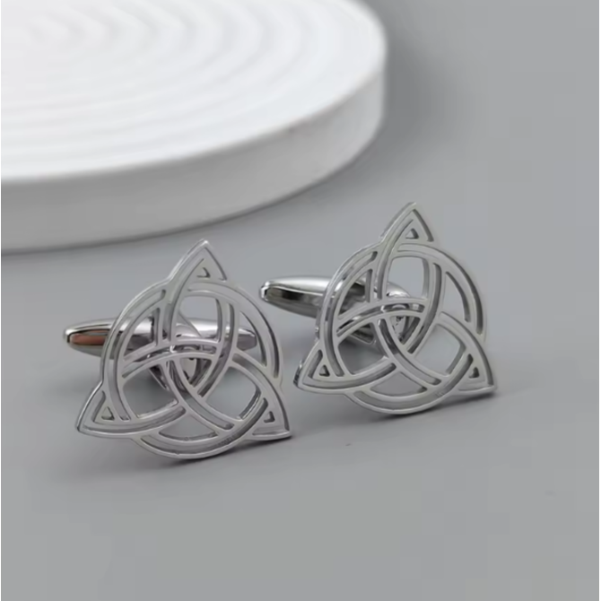 Manžetové knoflíčky Triquetra Ocelová, Ocel