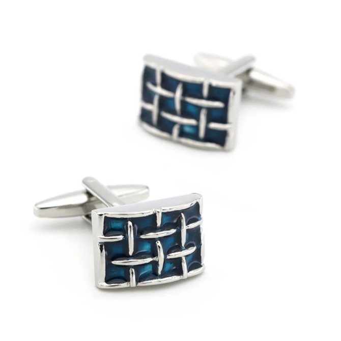 Manžetové knoflíčky Benelux modrá, ocel