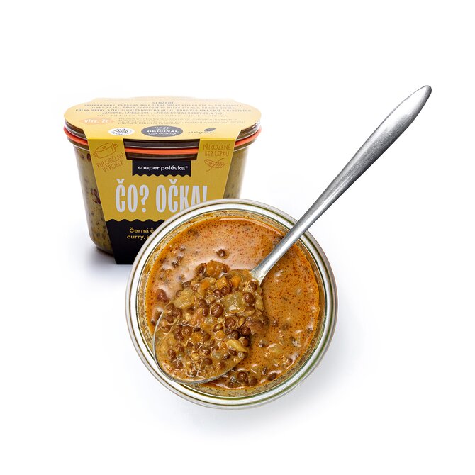 Via Delicia Čočková polévka s curry a kokosovým mlékem