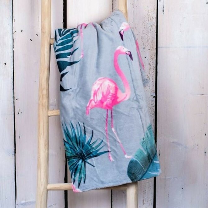 Deka Flamingo 200 x 220 cm dvoulůžko