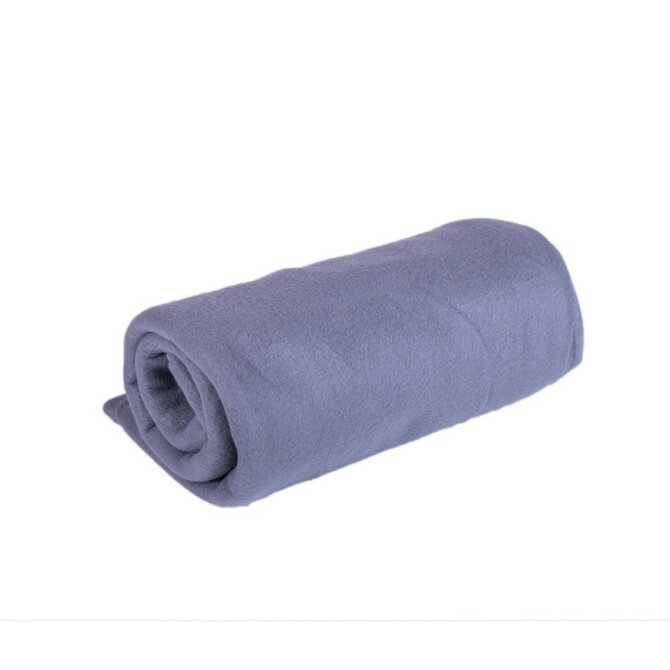 Fleecová deka šedá 150 x 200 cm šedé , mikrovlákno