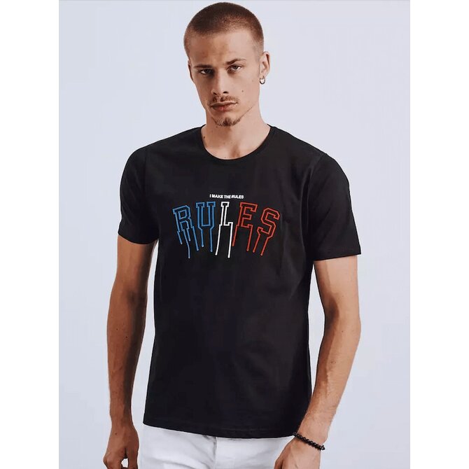 Dstreet RX4589 pánské triko černé XL černá, XL