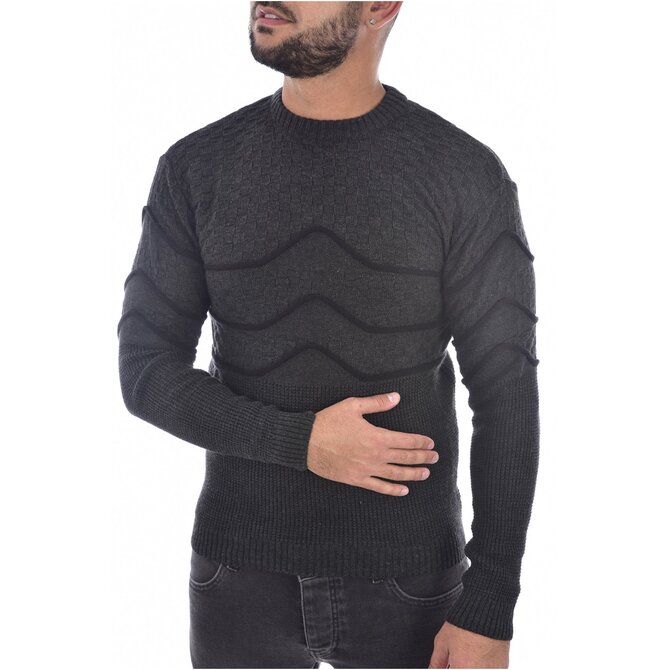 Goldenim Paris 1249 Svetr Šedý XL šedá, XL