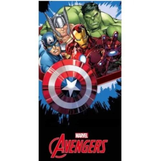 Jerry Fabrics Avengers AYM074918 plážová osuška barevná 70x140 barevná