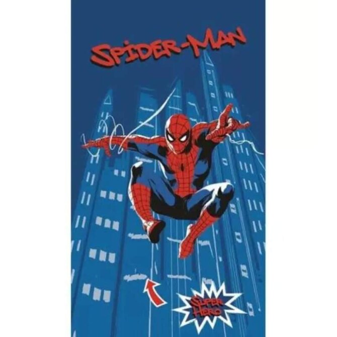 Jerry Fabrics Spiderman Hero AYM075021 plážová osuška modrá 70x140 modrá