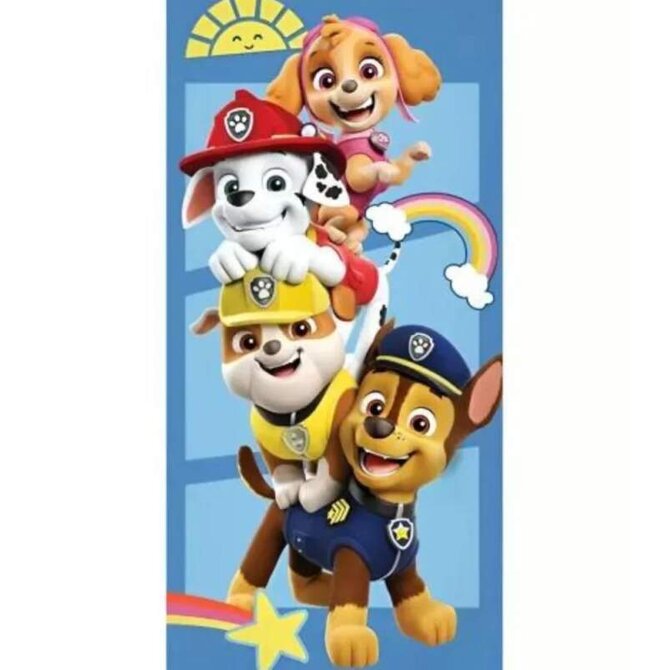 Jerry Fabrics Paw Patrol AYM074963 plážová osuška modrá 70x140 modrá