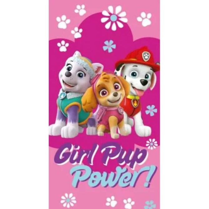 Carbotex Paw Patrol Girl BRM005907 plážová osuška růžová 70x140 růžová