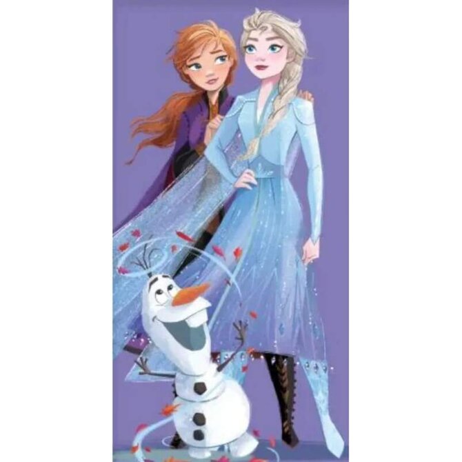 Carbotex Disney Frozen BRM014466 plážová osuška fialová 70x140 fialová