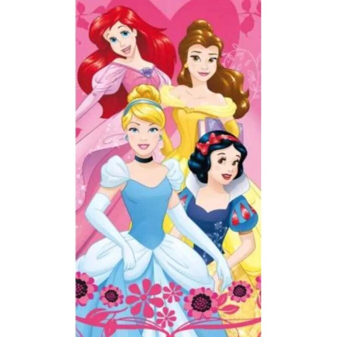 Jerry Fabrycs Disney Princess Heart JFK020340 plážová osuška růžová 70x140 růžová