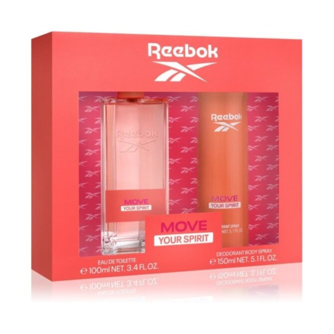 Reebok Move Your Spirit Woman Edt 100ml & Body Spray 150ml