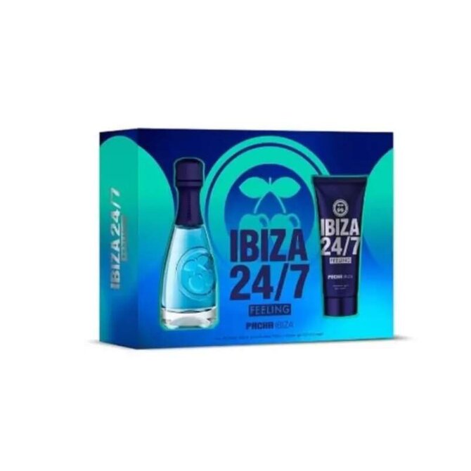 Pacha Ibiza 24/7 Feeling sada pro muže toaletní voda 100 ml + sprchový gel 75 ml