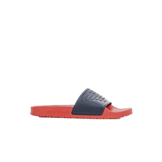 Emporio Armani XVPS08 XN747 pantofle Blue/Red 39 modrá/červená, 39