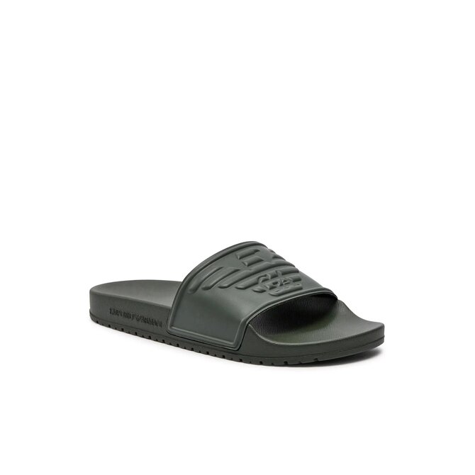 Emporio Armani XVPS08 XN747 pantofle Green 39 zelená, 39