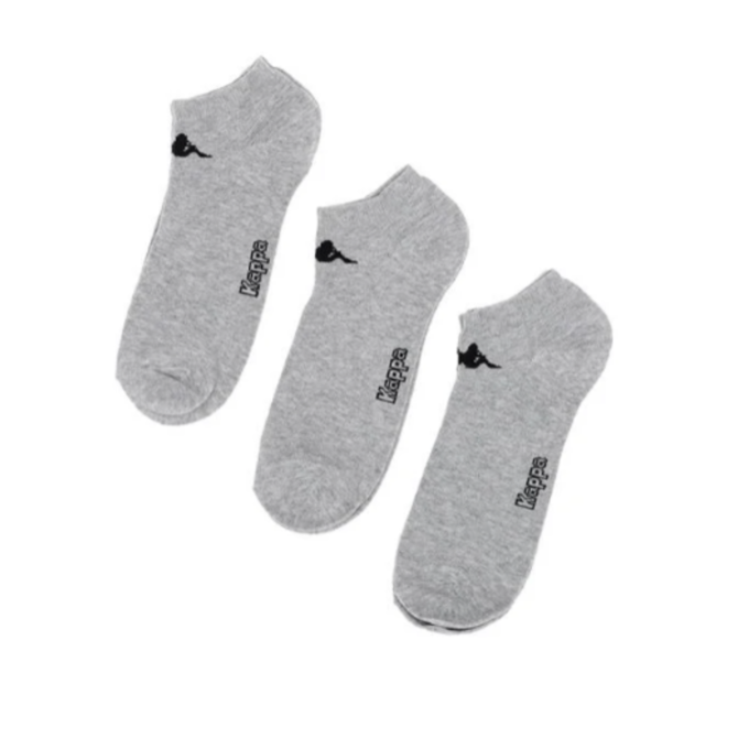 Kappa 304WN20 Socks 3 Pack Grey 43/46 šedá, 43/46