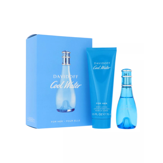 Set Davidoff Cool Water Woman Edt 30ml + Tělové mléko 75ml