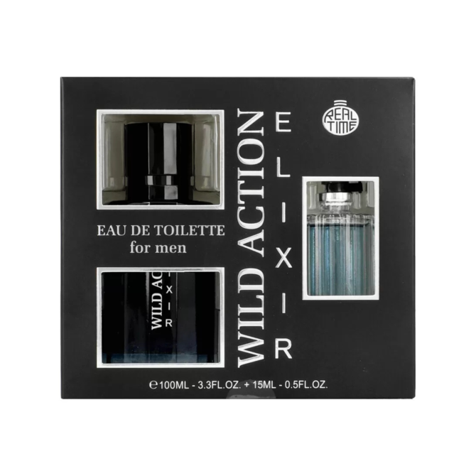 Real Time Wild Action Elixir Men EDP 100 ml + EDP 15 ml