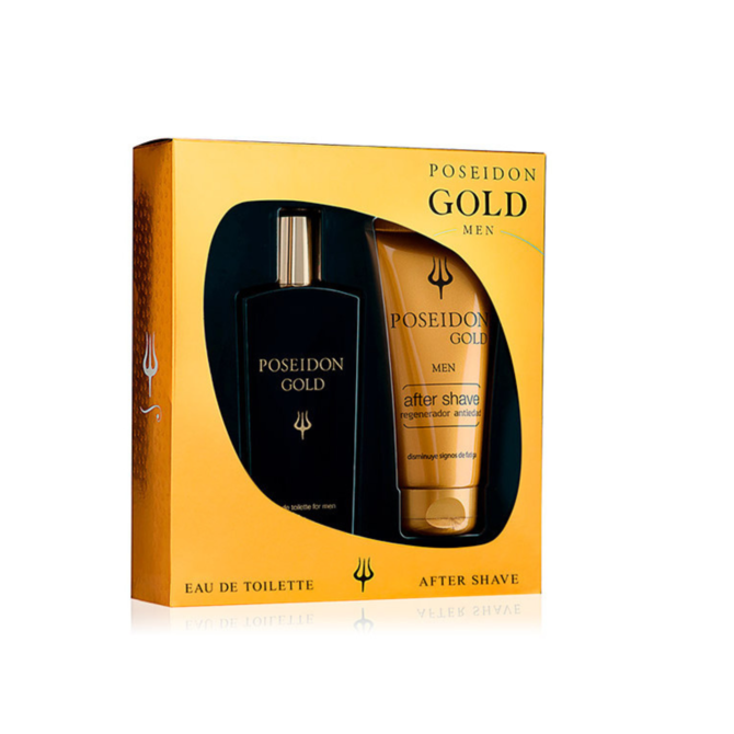 Poseidon Gold pánská sada EDT 100 ml + A/S 100 ml