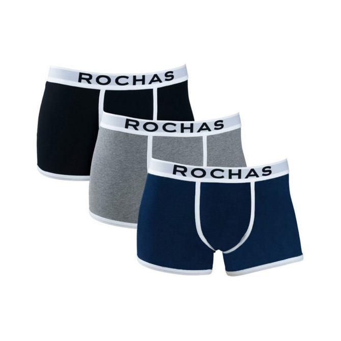 Rochas 8290-813 Boxer 3 PACK Multicolor XL barevná, XL