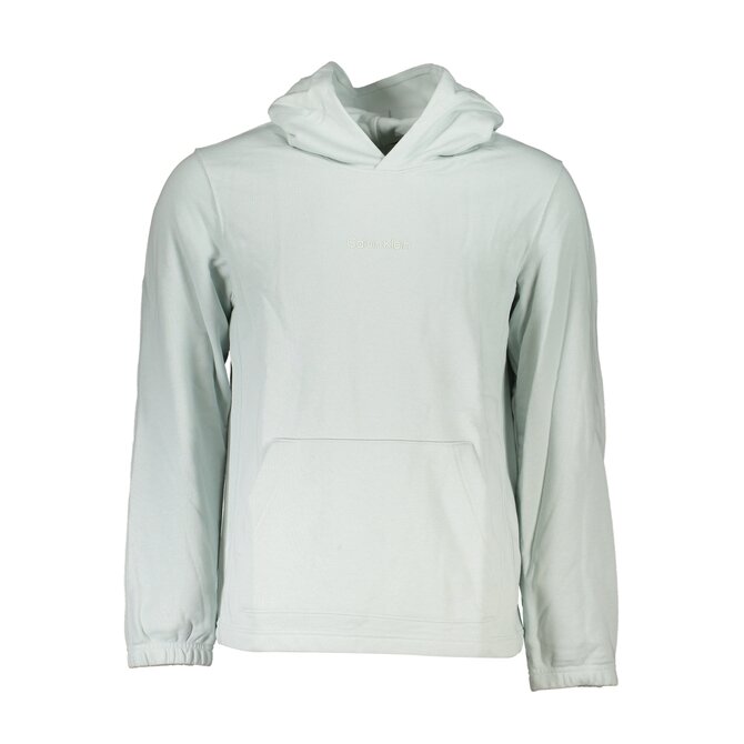 Calvin Klein 00GMS3W303 Pánská mikina s kapucí světle tyrkysová XL Světle tyrkysová, XL