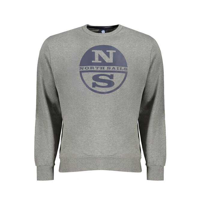 North Sails 902473000 Pánská mikina šedá XL šedá, XL