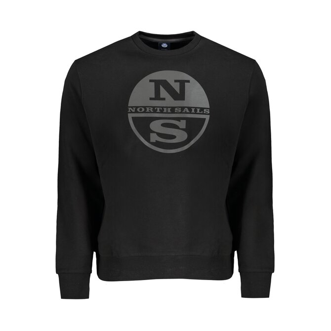 North Sails 902473000 Pánská mikina černá 2XL černá, XXL