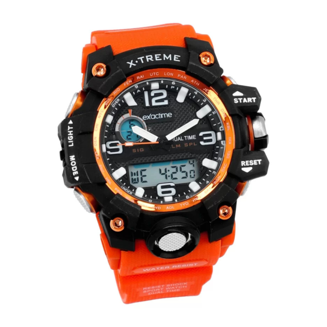 Exactime CC024 pánské hodinky oranžová
