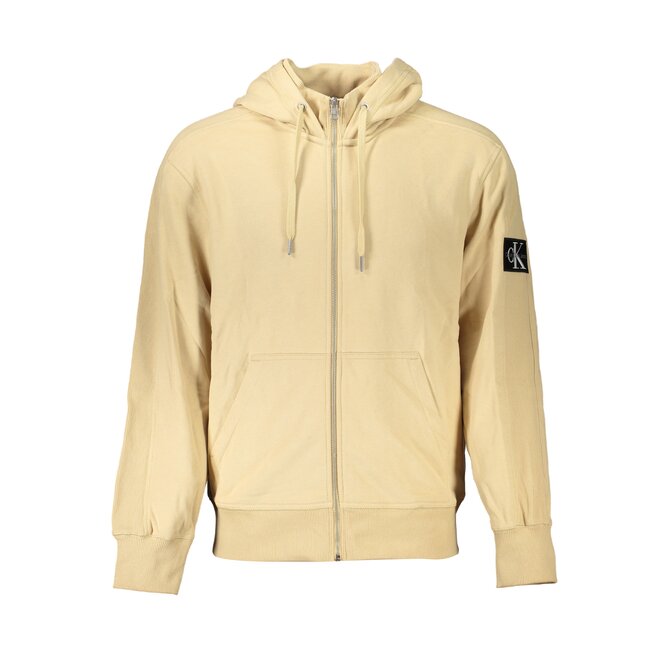 Calvin Klein J30J324956 Pánská mikina béžová M béžová, M