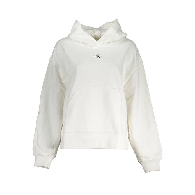 Calvin Klein J20J220434 Dámská mikina bílá L bílá, L