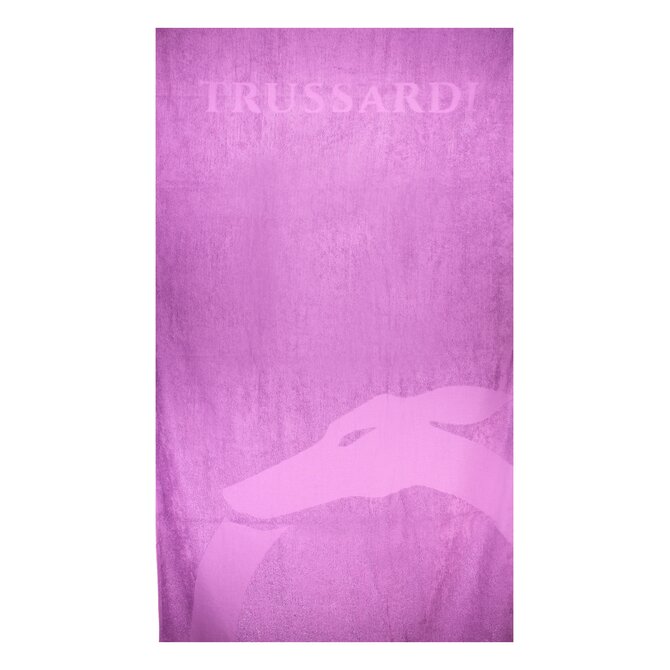 Trussardi TRU2MTW01 Plážová osuška fialová 88 x 190 cm fialová