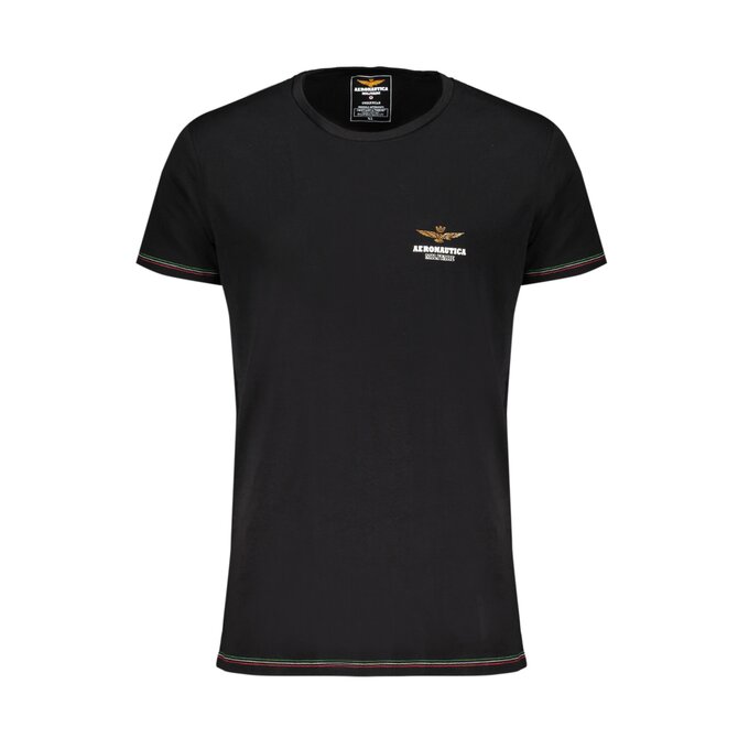 Aeronautica Militare SCOTI003J508 pánské tričko černé černá, M