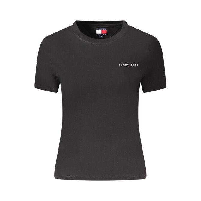 Tommy Jeans DW0DW21164 Dámské tričko černé XL černá, XL